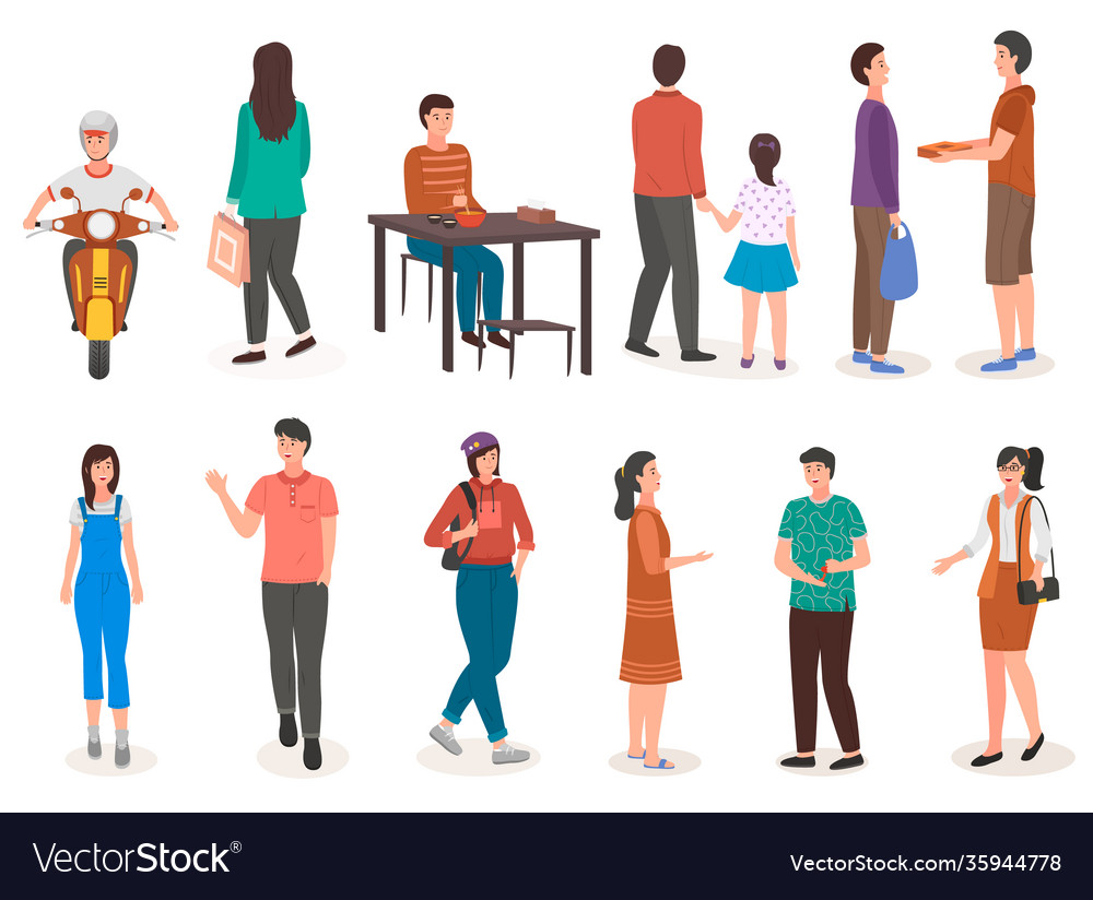 People in various lifestyles businessman Vector Image