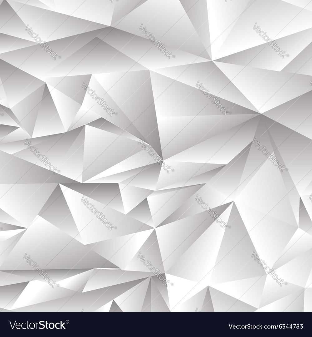 Abstract grey polygonal background Royalty Free Vector Image