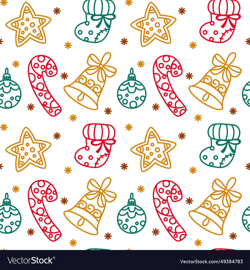 Christmas decorations Royalty Free Vector Image