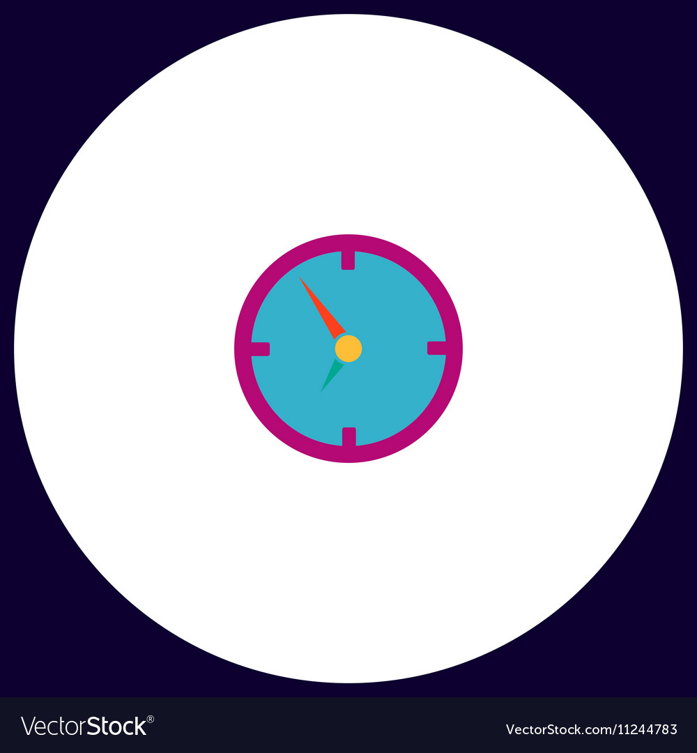 Clock computer symbol vector image Clock computer symbol