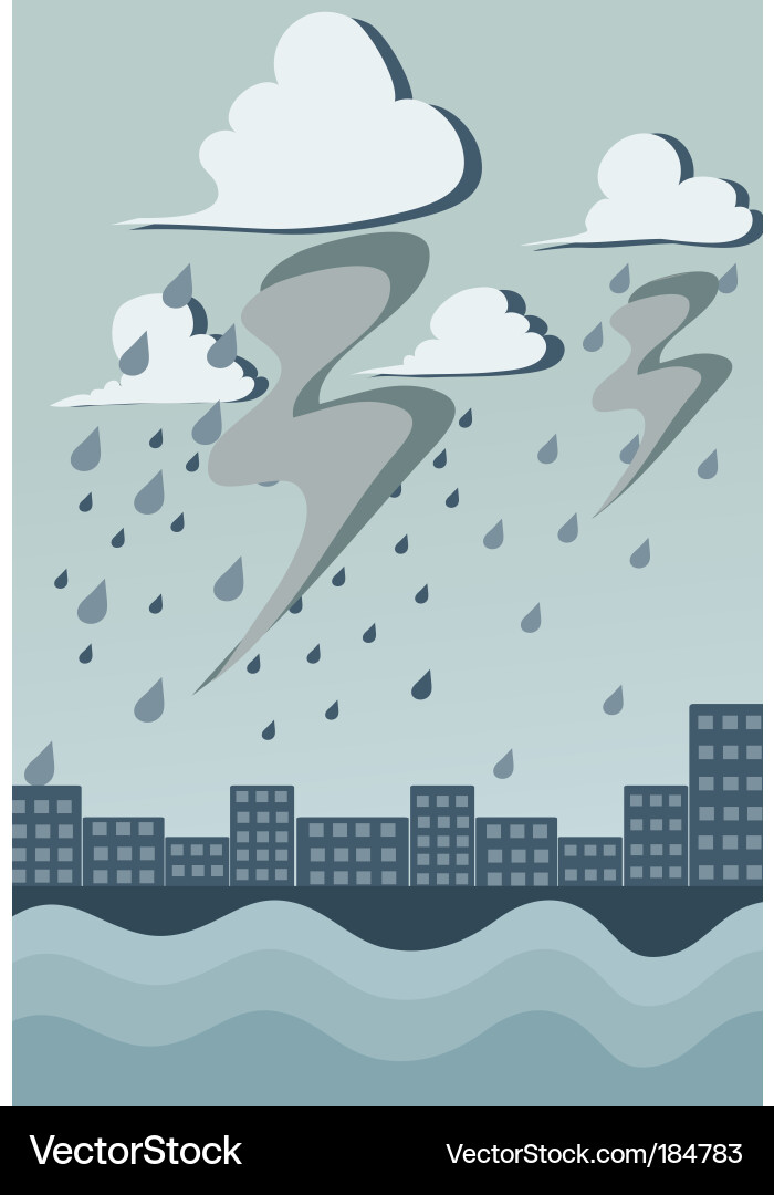 Flood Royalty Free Vector Image - VectorStock