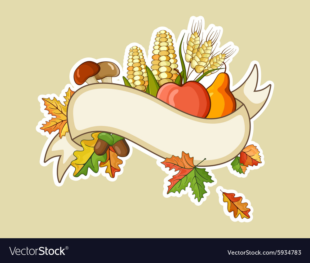 Harvest thanksgiving flat banners