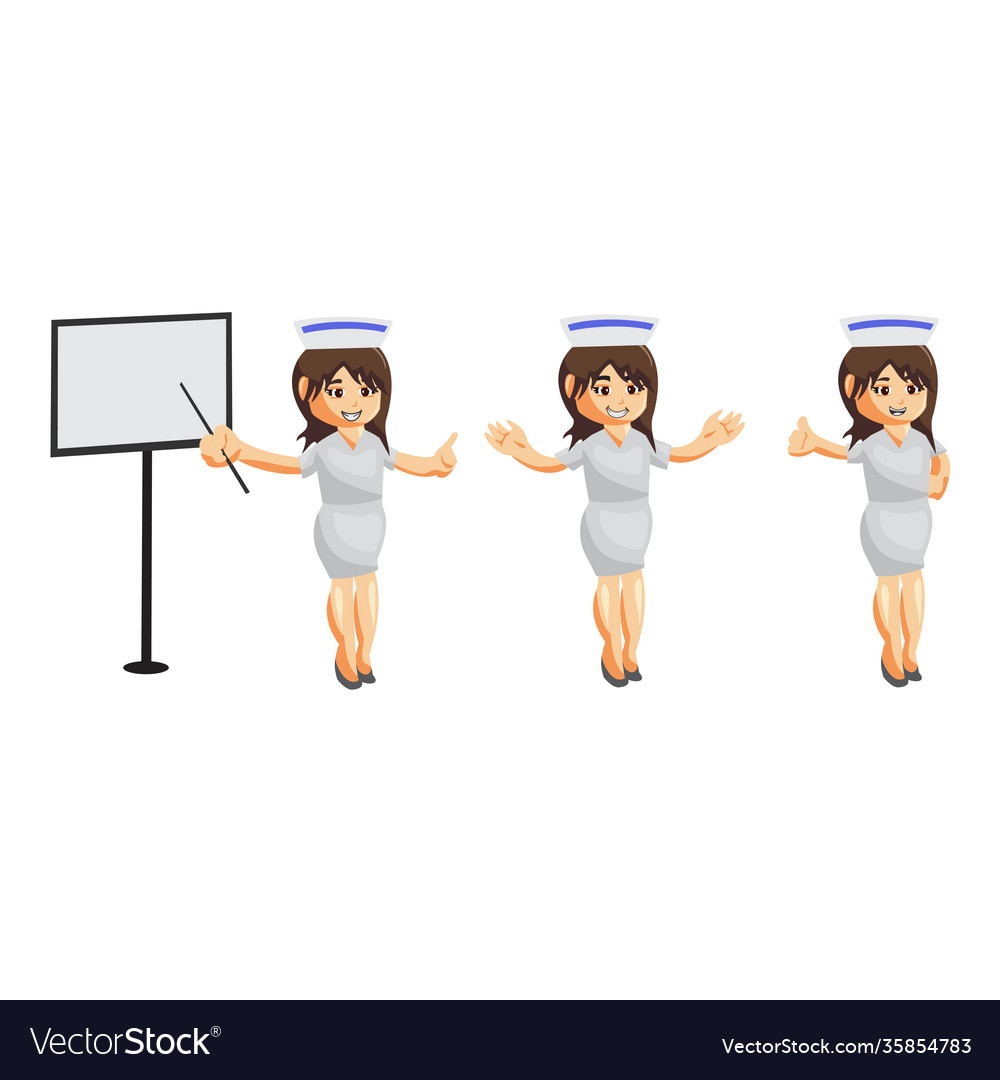 Krankenschwester frau krankenhaus charakter kleidung gesundheit vector image Krankenschwester frau krankenhaus charakter kleidung gesundheit