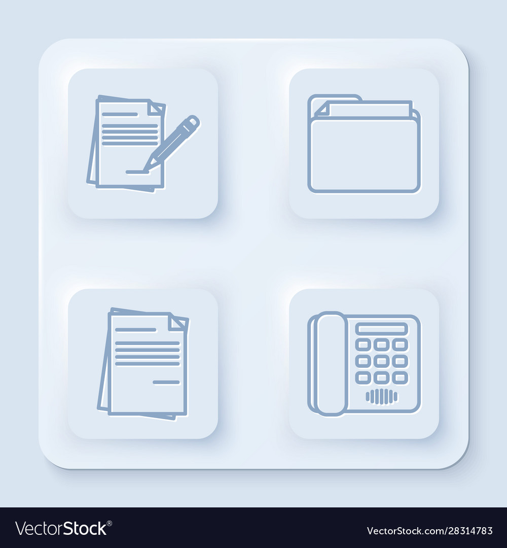 Set line blank notebook and pencil with eraser vector image Set line blank notebook and pencil with eraser