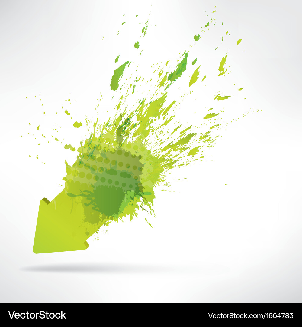 Splash on abstract background Royalty Free Vector Image