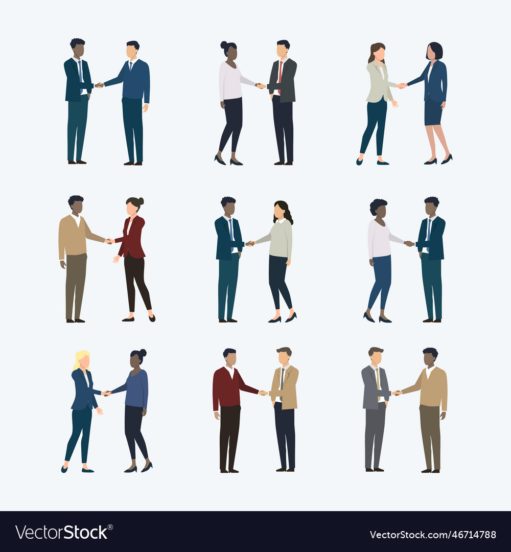 Finance and business deal handshake