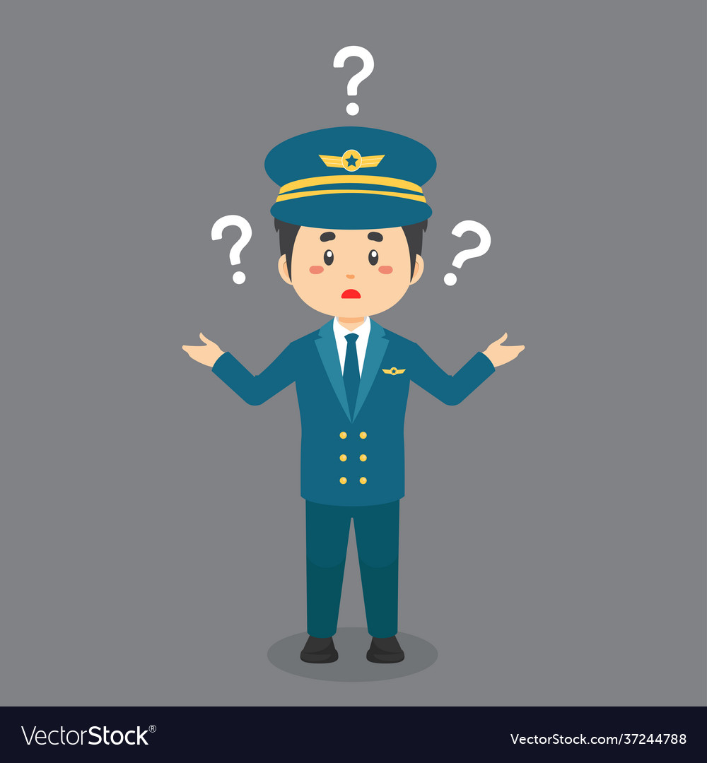 Pilot confused with question mark