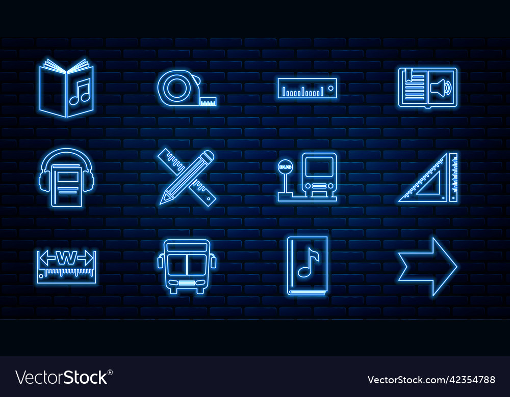 Set line arrow triangular ruler crossed vector image Set line arrow triangular ruler crossed