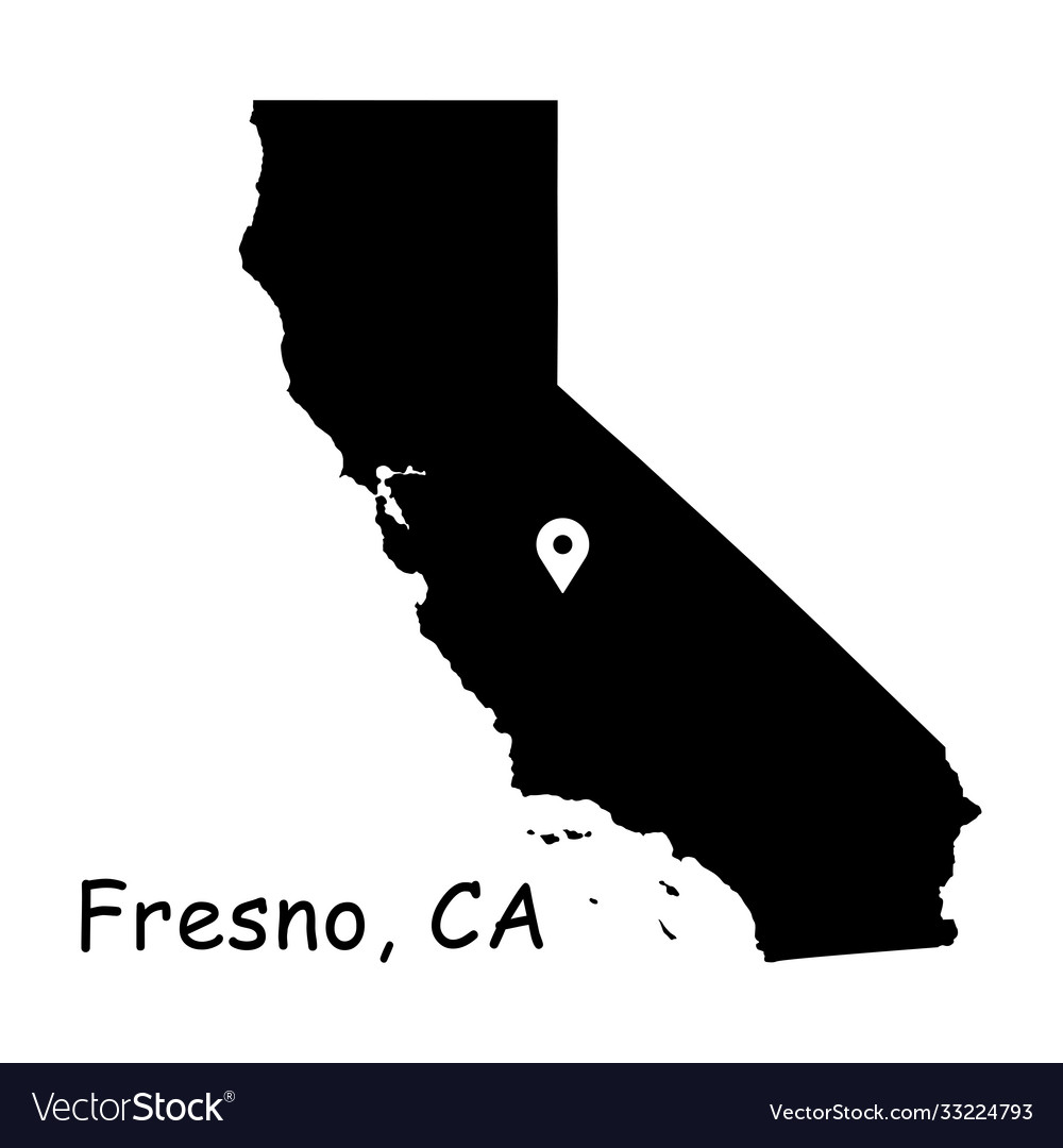 1305 fresno ca auf california state map