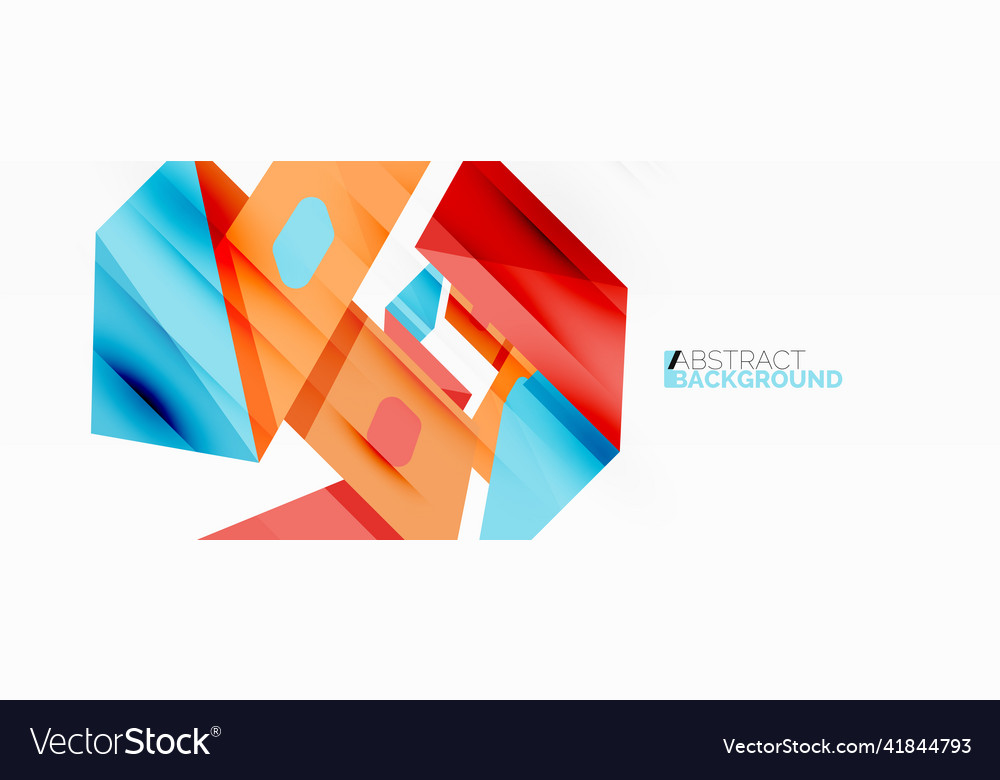 Abstract line and triangle background creative