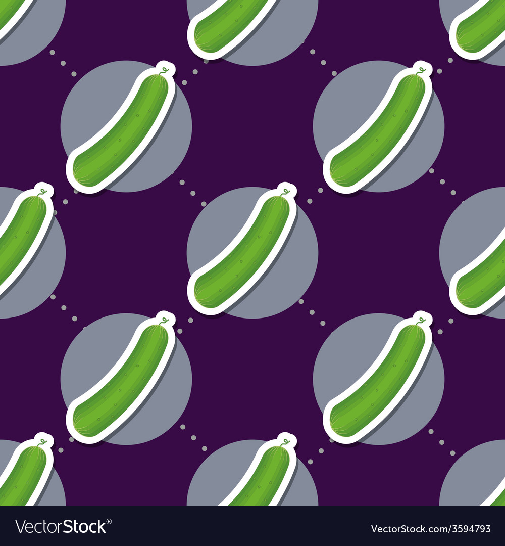 Cucumber pattern seamless texture with ripe green