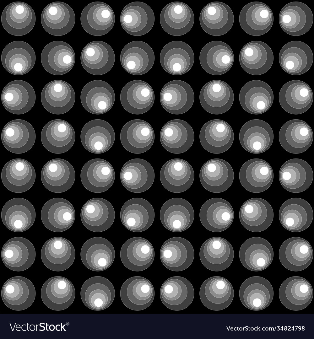 Abstract geometrical pattern with circles over