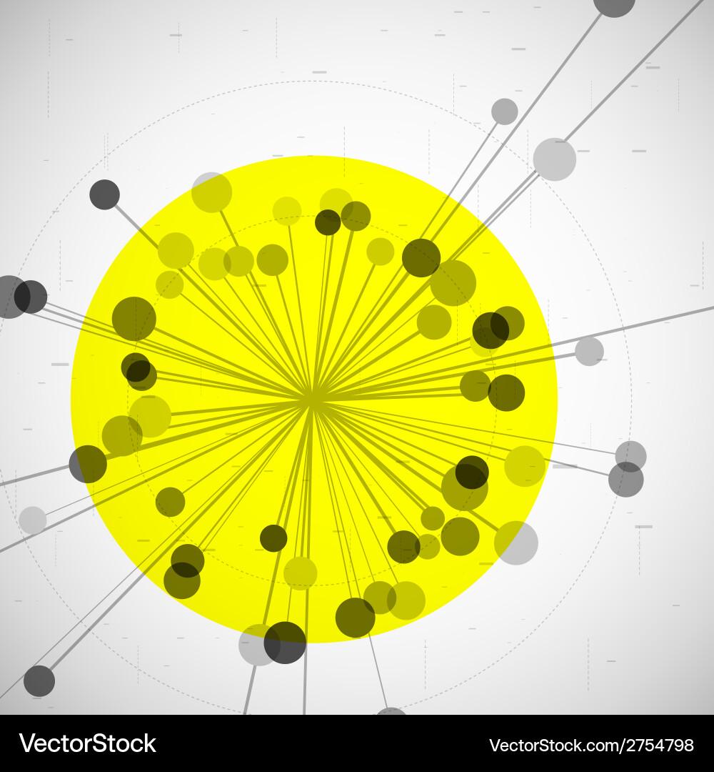 Abstract molecules design Royalty Free Vector Image