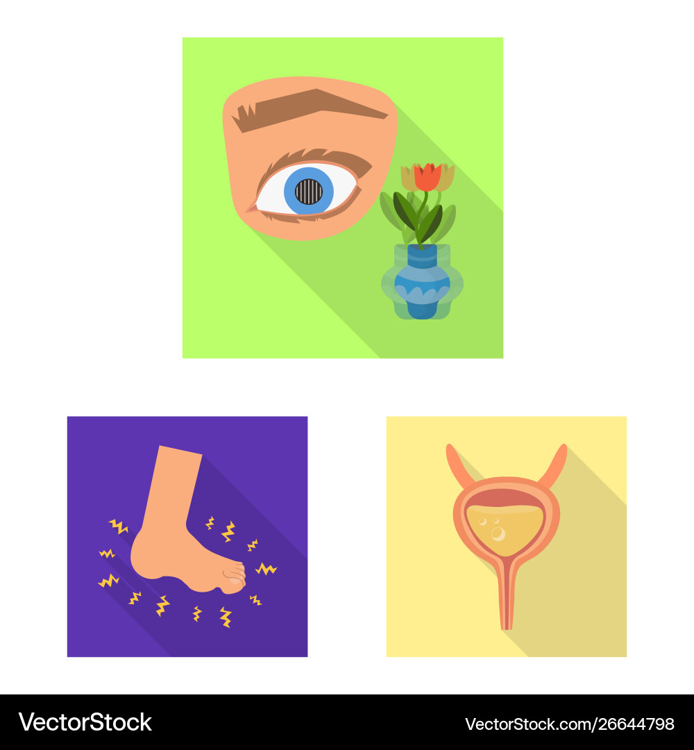 Design symptom and disease sign Royalty Free Vector Image