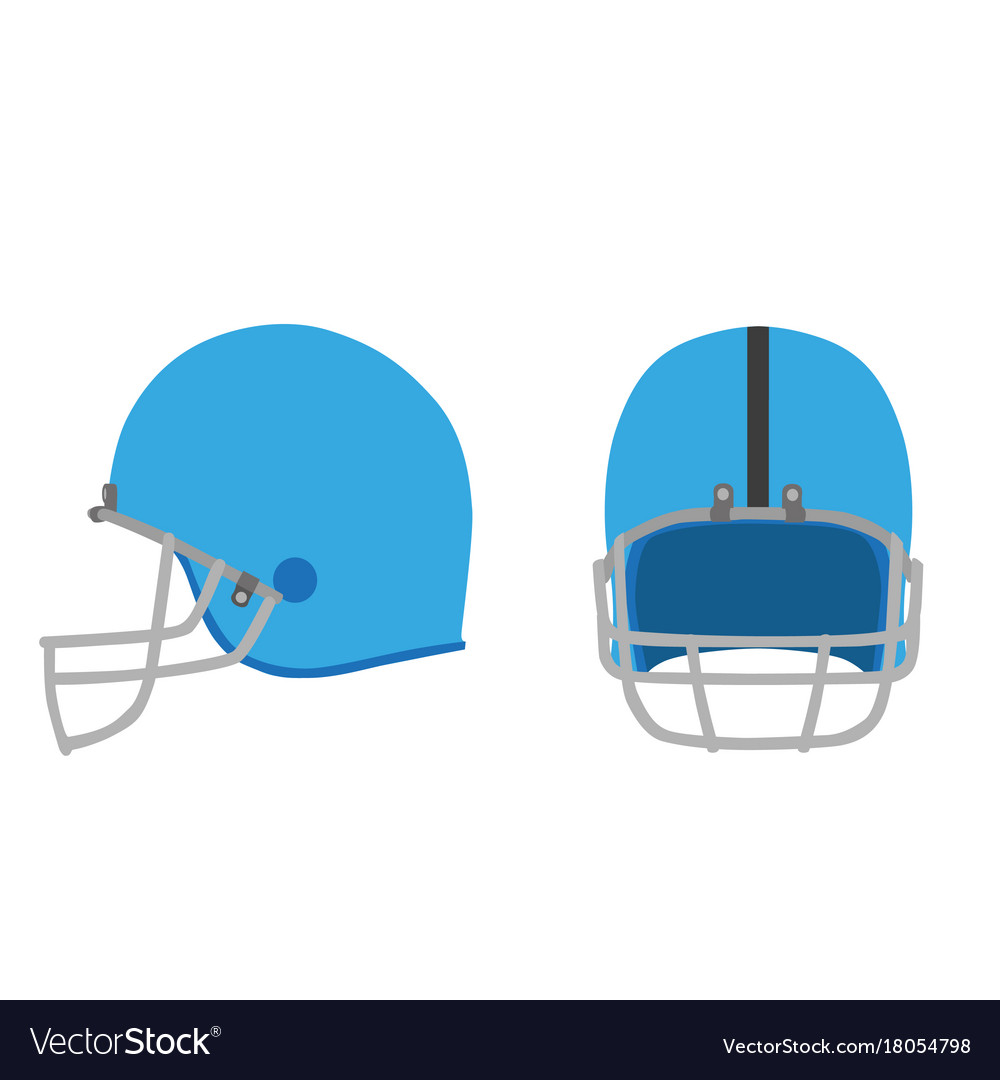 Football helmet american icon equipment isolated