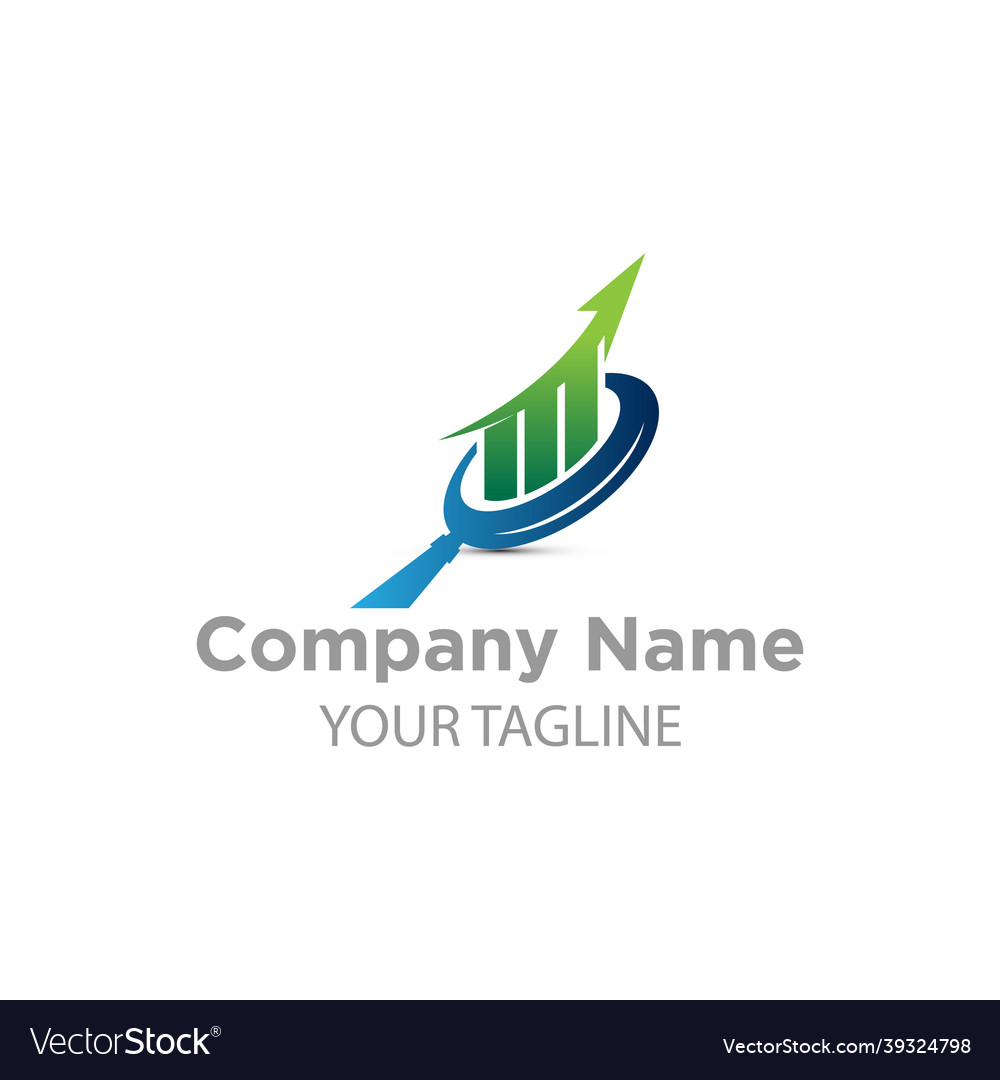 Fundraising finance and accounting logo design