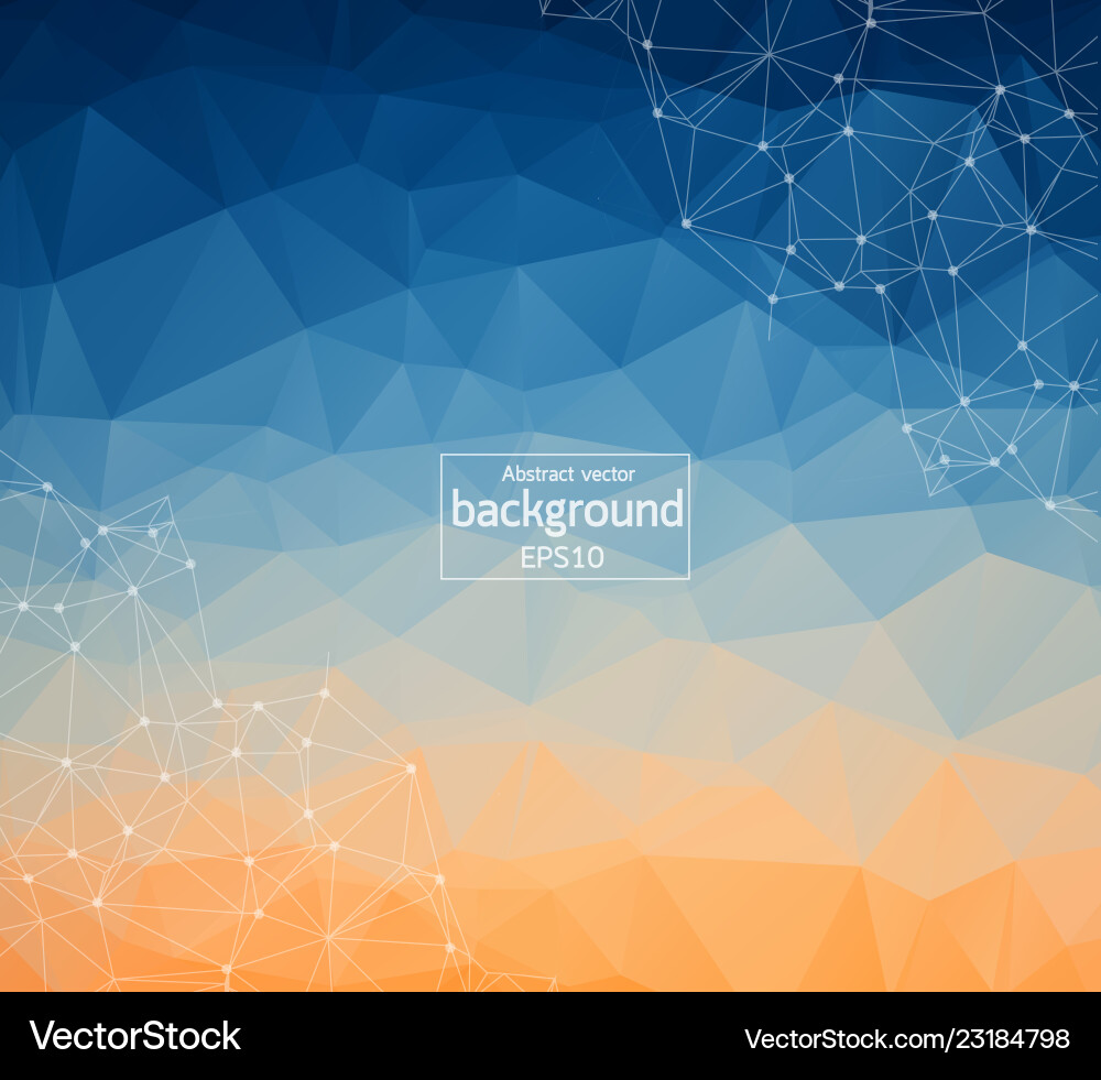 Polygonal Geometric Background Royalty Free Vector Image