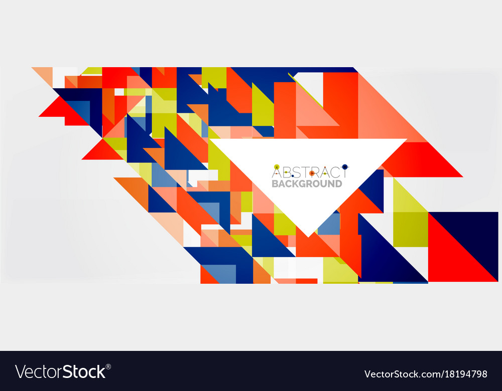 Triangle pattern design background