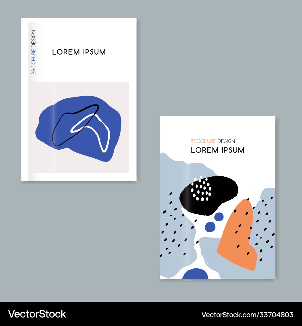 Abstract background brochure template Royalty Free Vector
