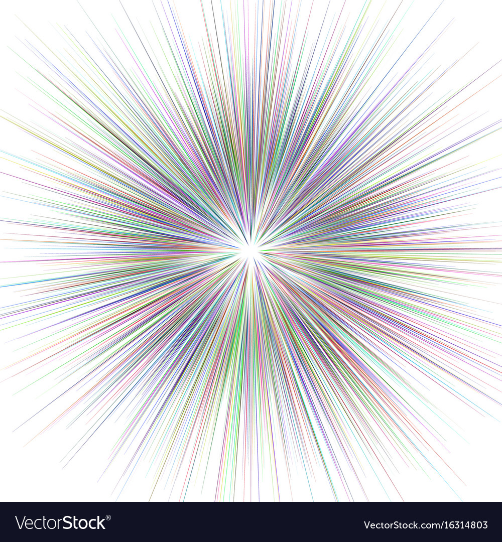 Abstract multicolored explosion background