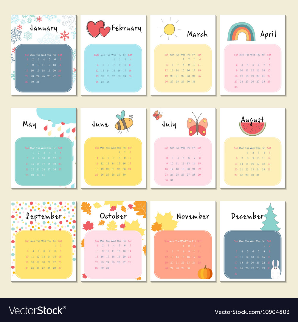 Calendar December 2017 Vector Template Week Starts Sunday Stock Vector Illustration Of Template Snow 80678795
