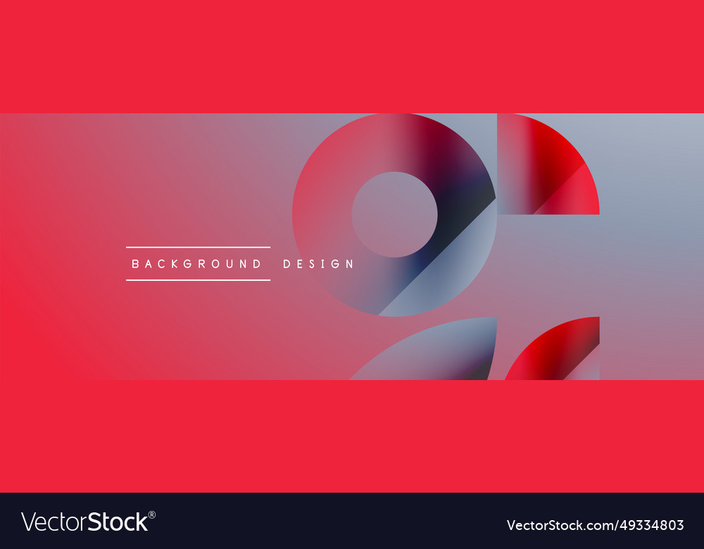 Simple geometric forms - dynamic vector image Simple geometric forms - dynamic