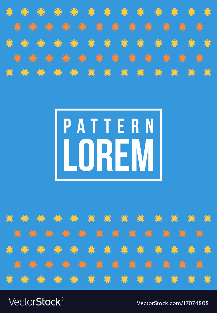 Blue background pattern style collection
