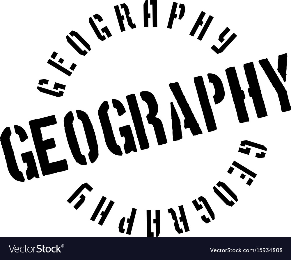 Geography rubber stamp Royalty Free Vector Image