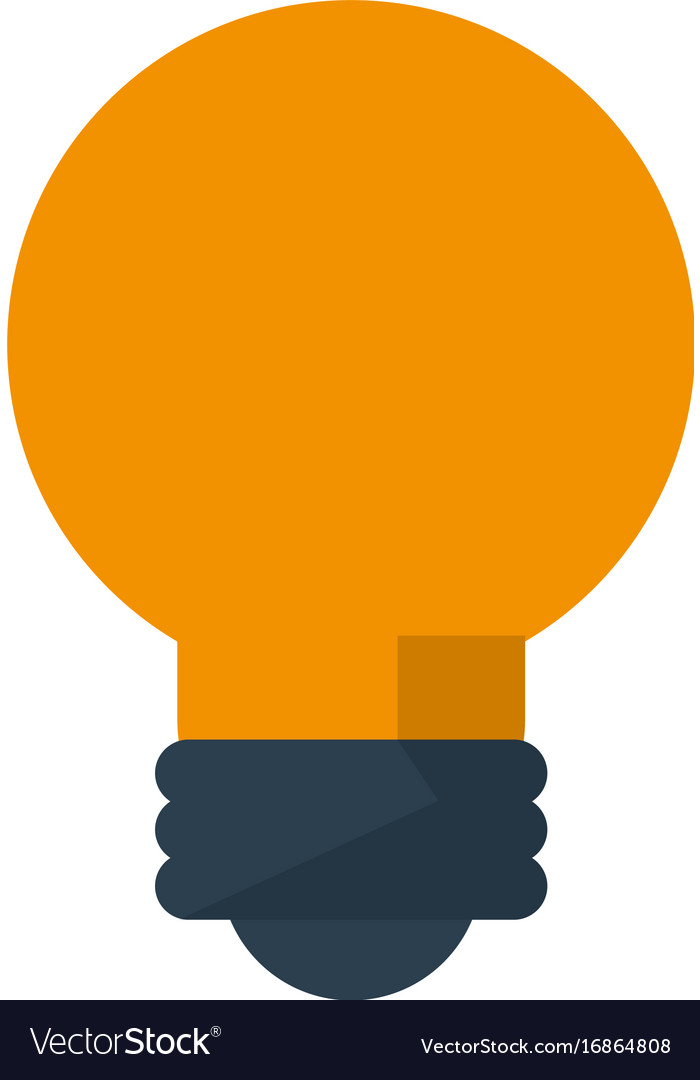 Download Regular lightbulb icon image Royalty Free Vector Image