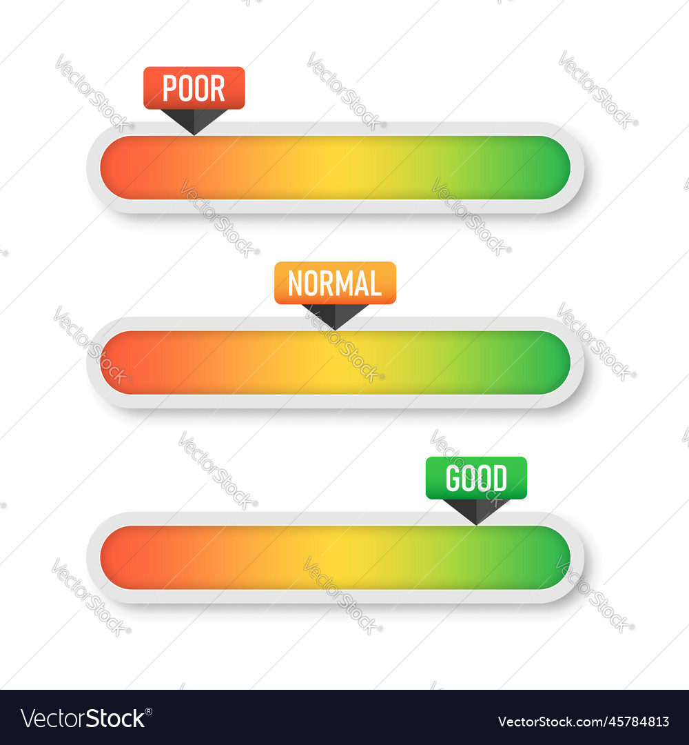 Customer satisfaction meter icon in flat style