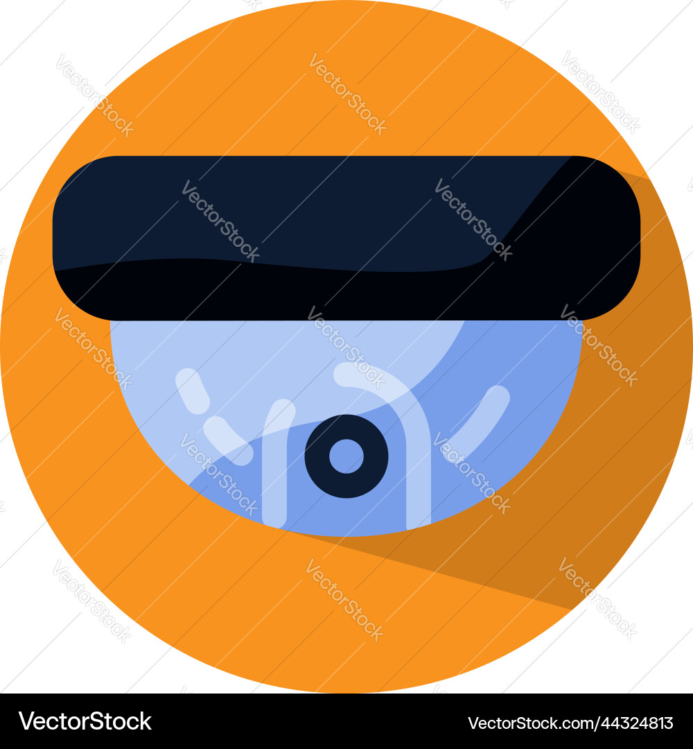 Security camera on a white background Royalty Free Vector