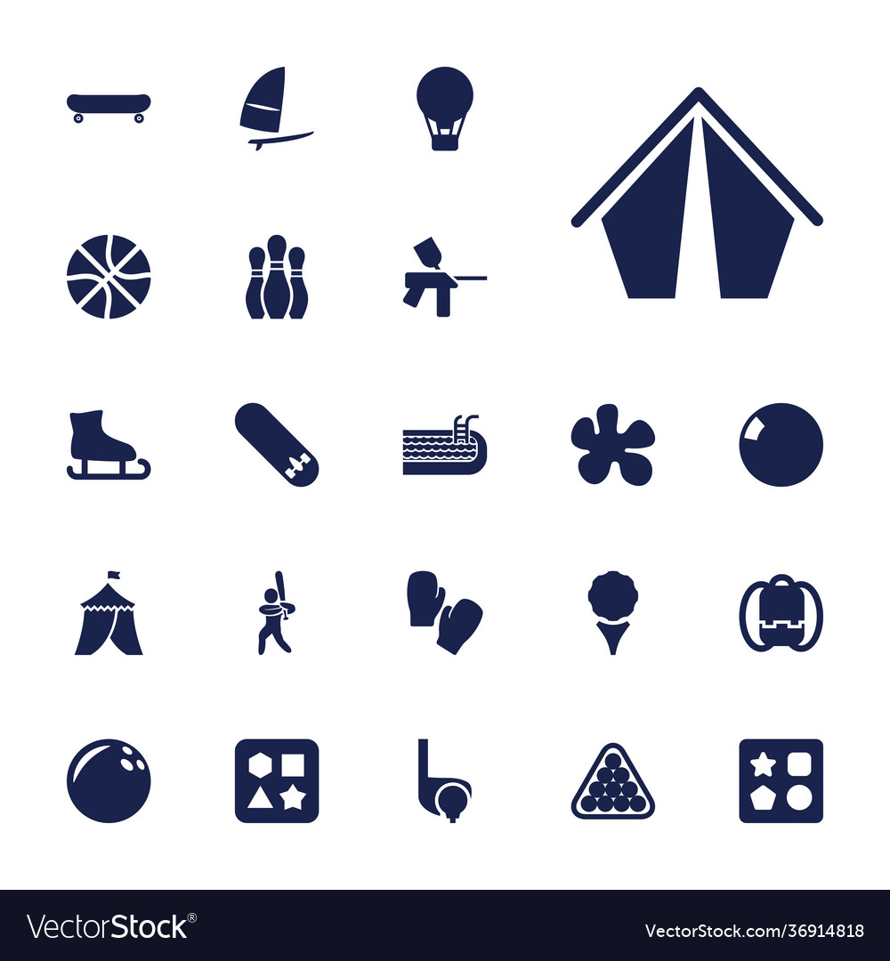 22 recreation icons