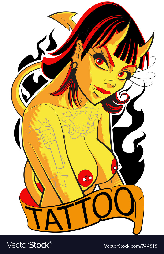Demoness tattoo