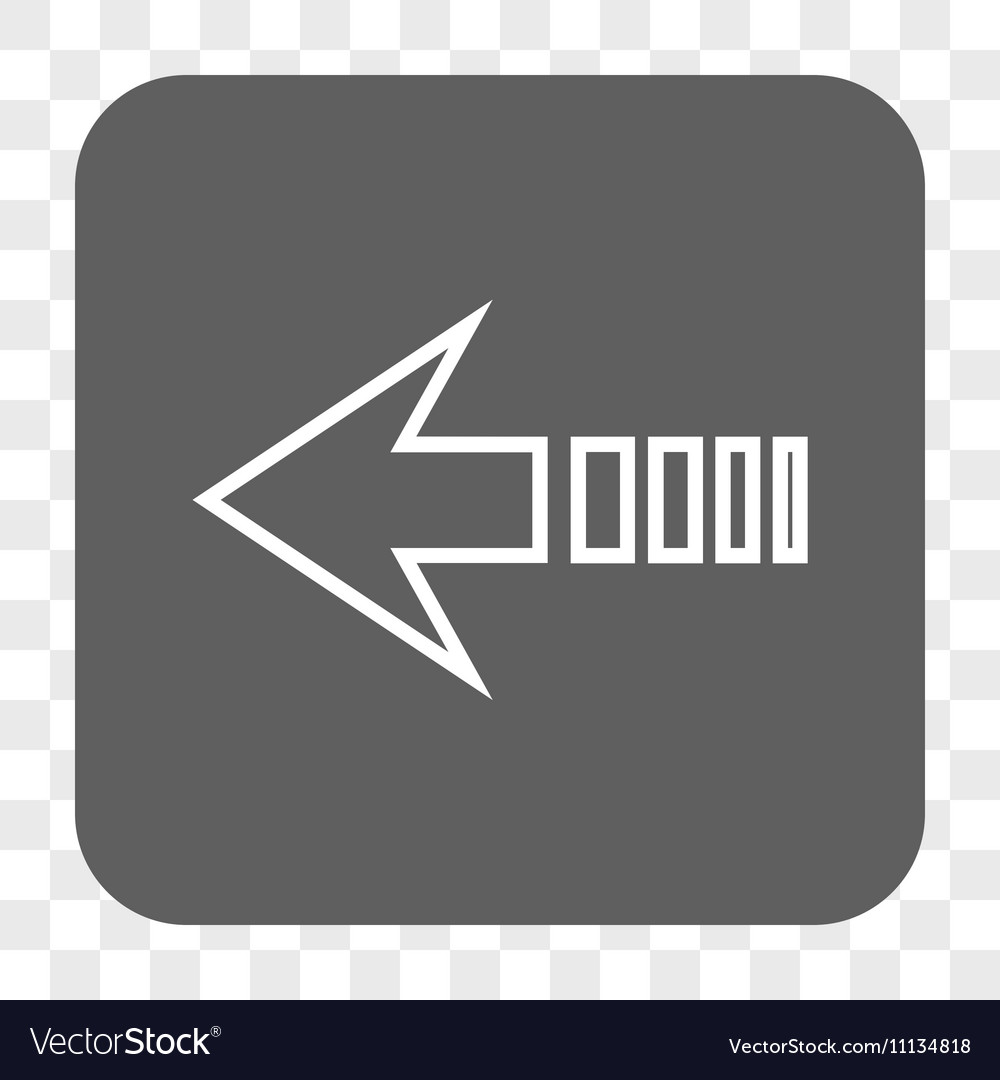 Send left rounded square button