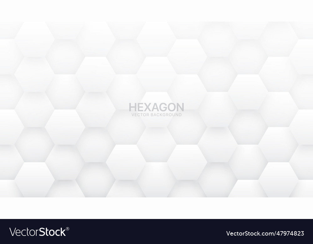 3d hexagonal tech structure science abstract