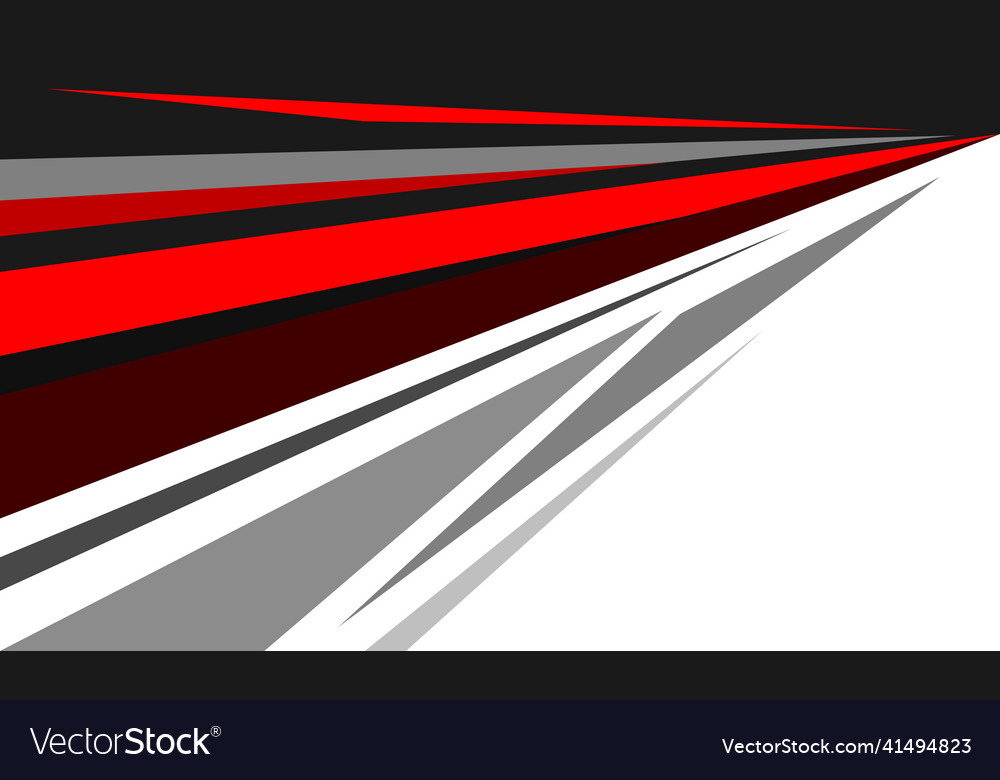 Abstract red grey white speed line design modern