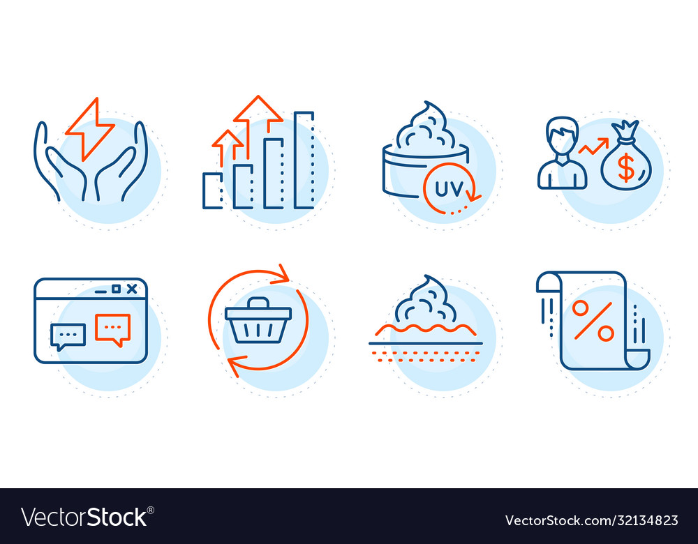 Browser window safe energy and analysis graph vector image Browser window safe energy and analysis graph