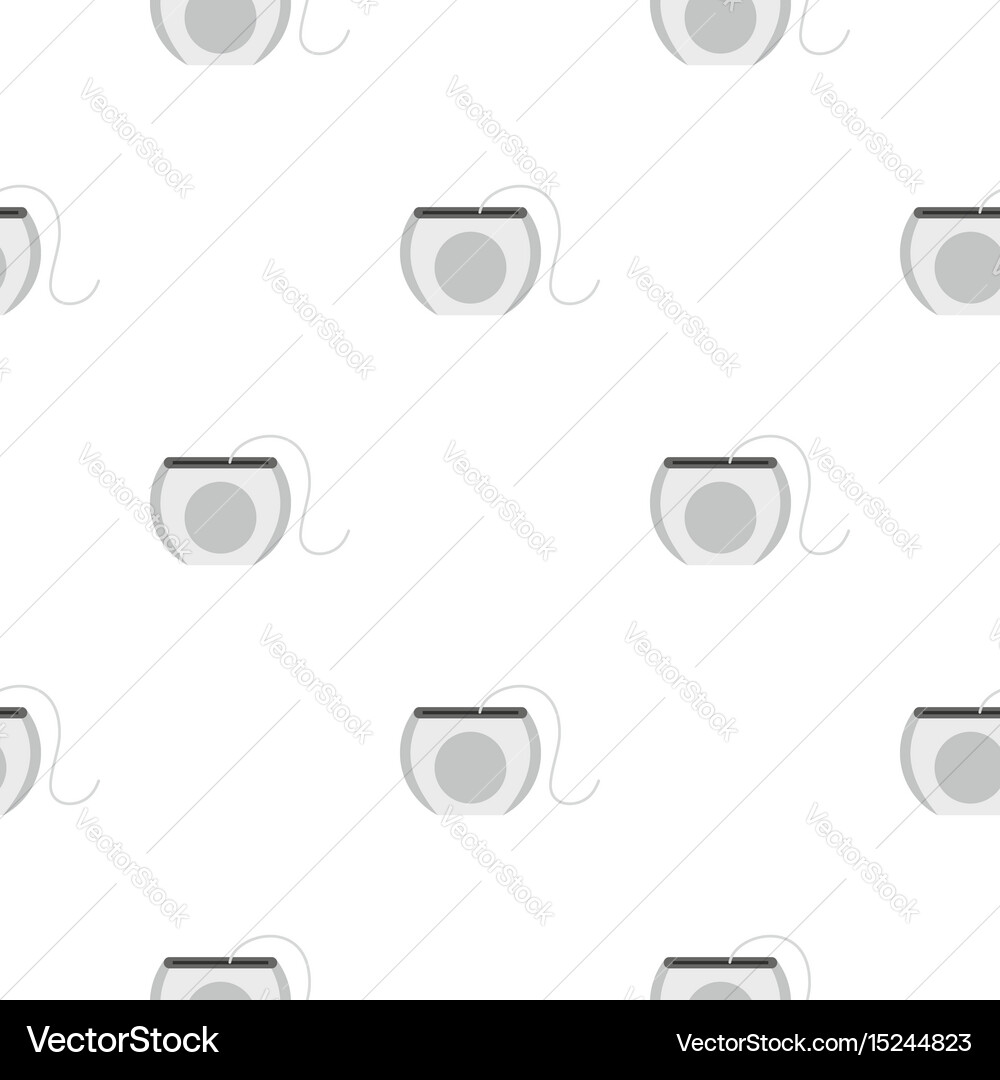 Dental floss pattern seamless Royalty Free Vector Image