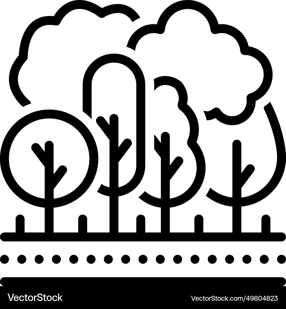 Forest Royalty Free Vector Image - VectorStock