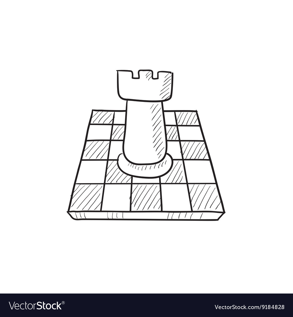 Chess sketch icon