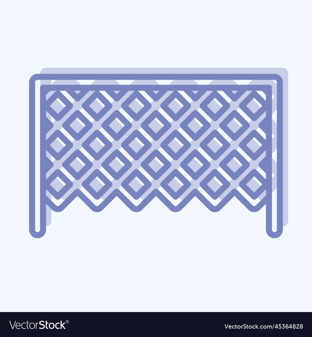 Icon soccer goal related to sports equipment