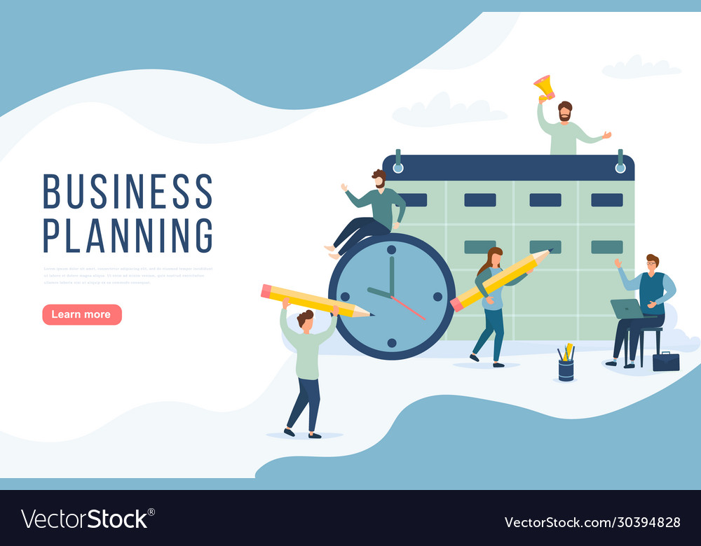 People Planning Concept Royalty Free Vector Image