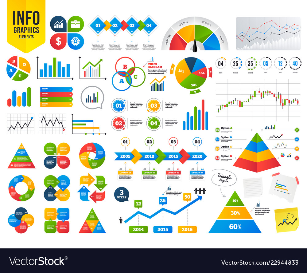 Business signs graph chart and case icons