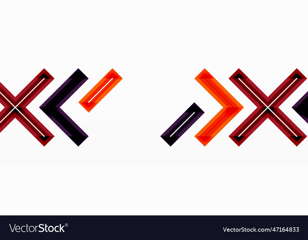 Cross line background minimal geometric template vector image Cross line background minimal geometric template