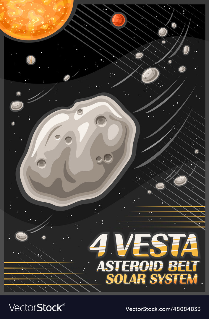 Poster for asteroid vesta