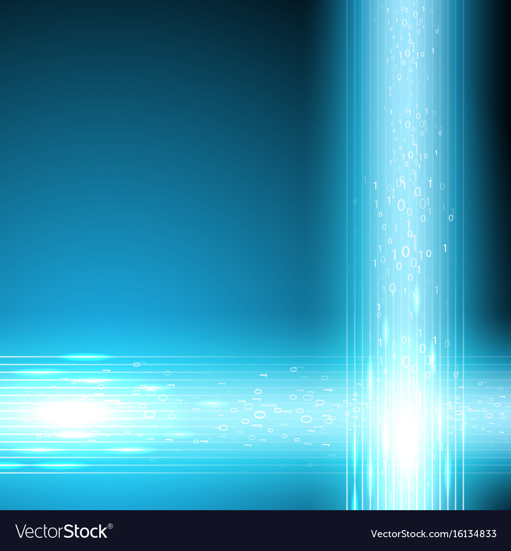 Stream of binary code