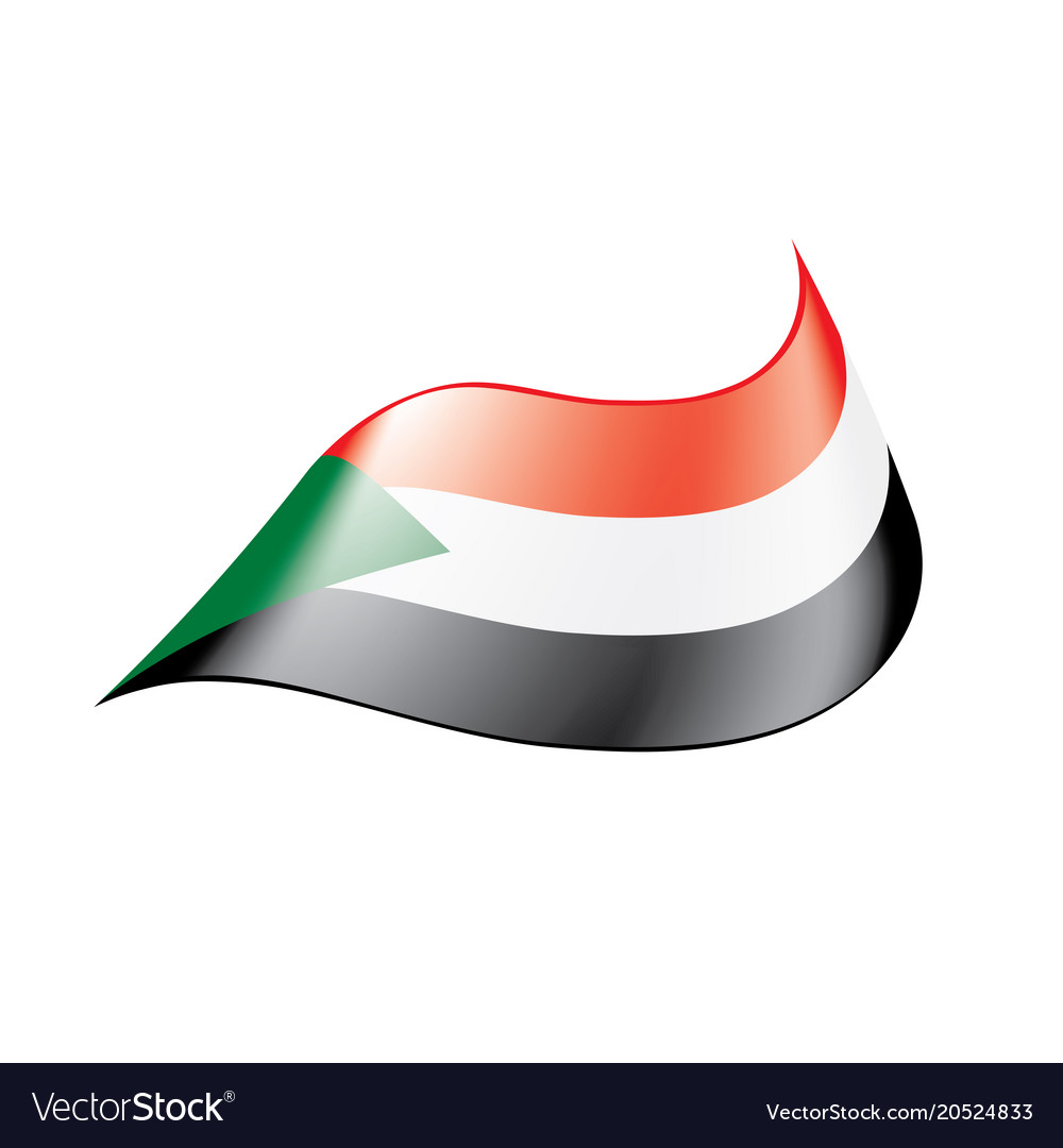 Sudan flag Royalty Free Vector Image - VectorStock