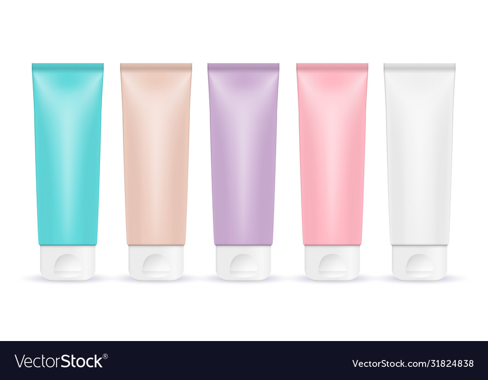 Design cosmetics product template for ads Vector Image