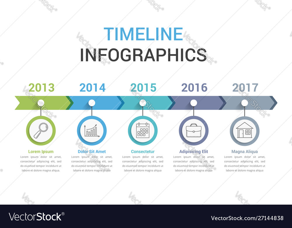 Timeline Royalty Free Vector Image - VectorStock