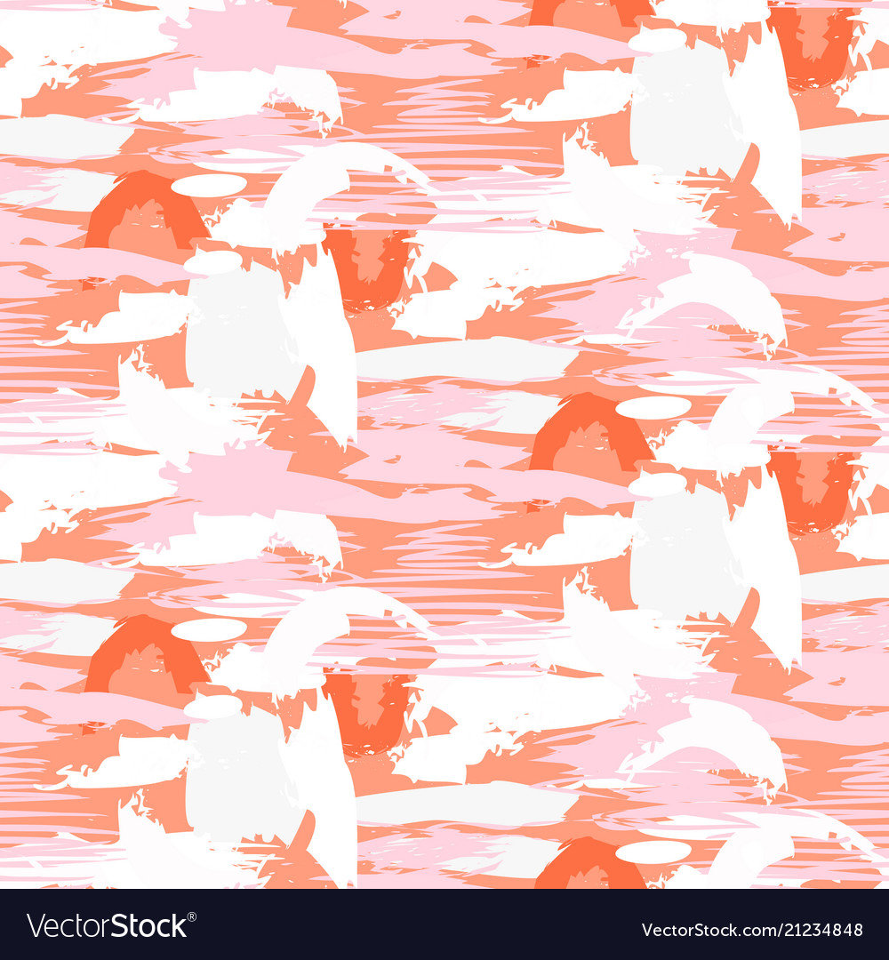 Brushed red rough textured seamless pattern